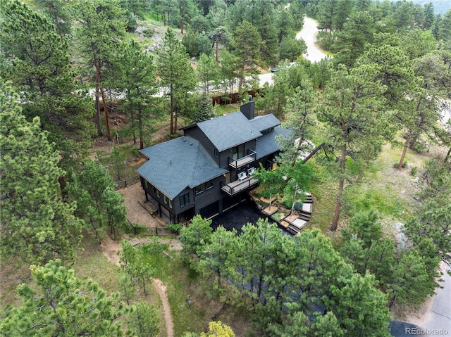 28833 Western Dr, Evergreen, CO 80439 - aerial view of property and surrounding area