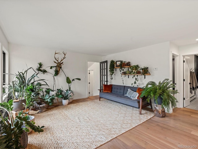 28833 Western Dr, Evergreen, CO 80439 - living room with light wood-type flooring
