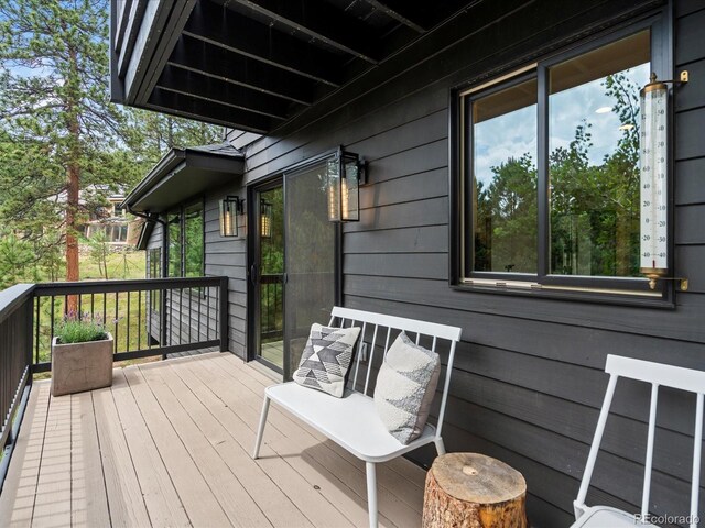 28833 Western Dr, Evergreen, CO 80439 - view of deck