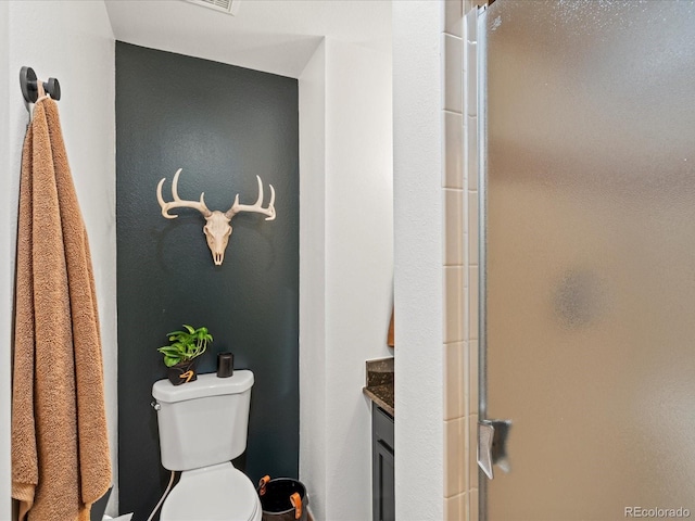 28833 Western Dr, Evergreen, CO 80439 - full bathroom featuring a stall shower and vanity