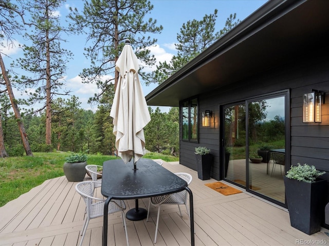 28833 Western Dr, Evergreen, CO 80439 - view of deck