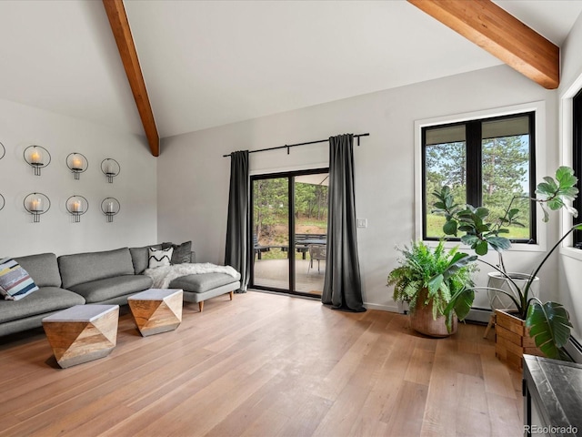 28833 Western Dr, Evergreen, CO 80439 - living area with light wood finished floors and baseboards