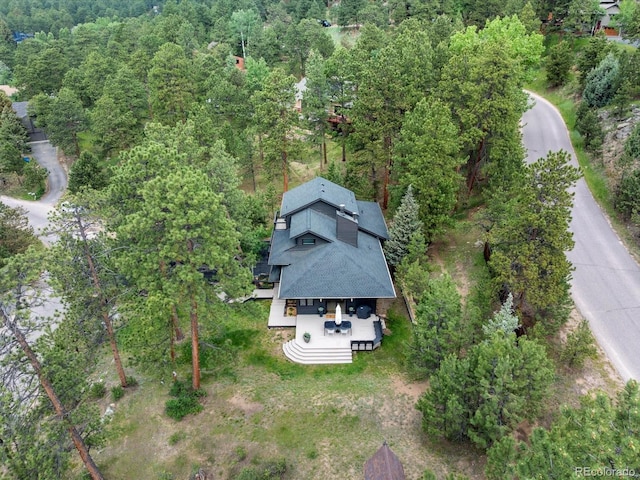 28833 Western Dr, Evergreen, CO 80439 - view of property location with a forest