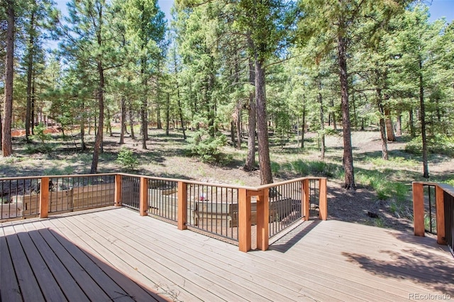 view of deck