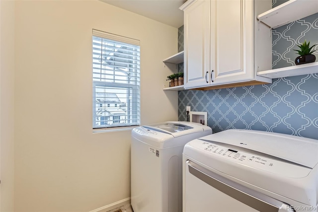 17859 E 108th Pl, Commerce City, CO 80022 - clothes washing area with cabinet space and washer and clothes dryer