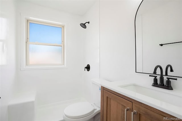 5554 Crystal Way, Denver, CO 80239 - bathroom with vanity and a shower