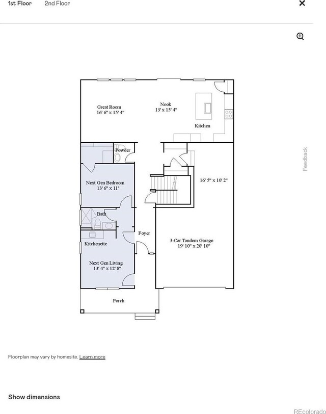 15153 W Dequesne Ave, Morrison, CO 80465 - room layout