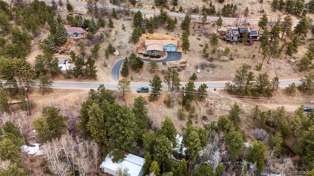 248 Copperdale Ln, Golden, CO 80403 - aerial view with a desert view and a rural view