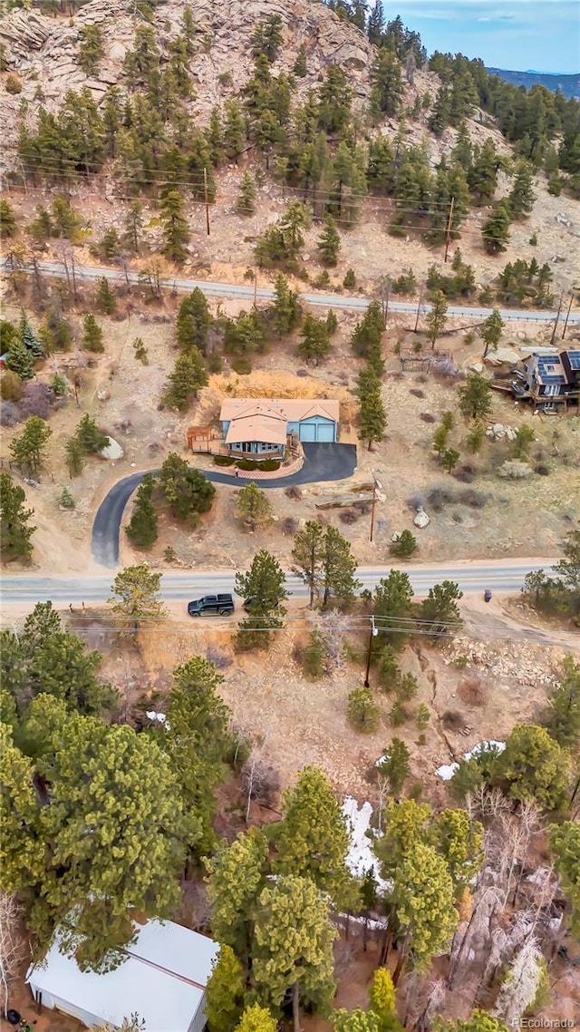 248 Copperdale Ln, Golden, CO 80403 - aerial view of property and surrounding area with rural landscape
