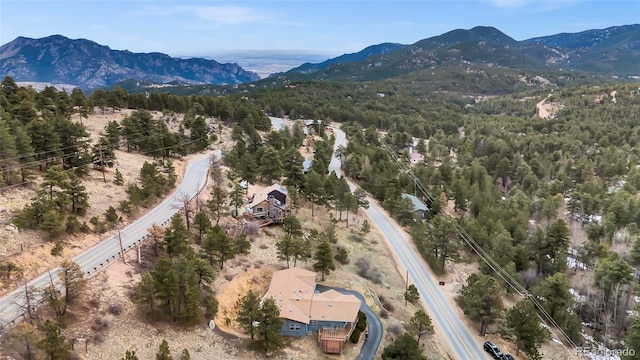 248 Copperdale Ln, Golden, CO 80403 - bird's eye view of a mountainous background