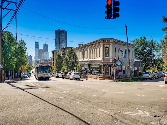 2501 15th St Unit 3D, Denver, CO 80211 - view of asphalt street with traffic lights and a city view