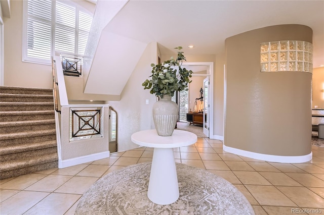 6961 Salvia St, Arvada, CO 80007 - bathroom featuring tile patterned flooring and recessed lighting