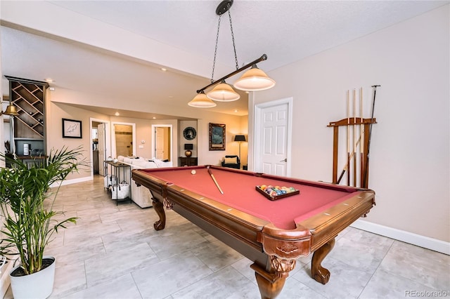 6961 Salvia St, Arvada, CO 80007 - playroom featuring baseboards and pool table