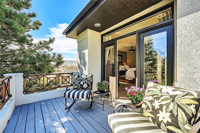 6961 Salvia St, Arvada, CO 80007 - view of wooden deck