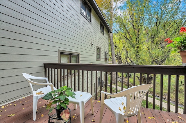 4863 Silver Spruce Ln, Evergreen, CO 80439 - view of wooden deck