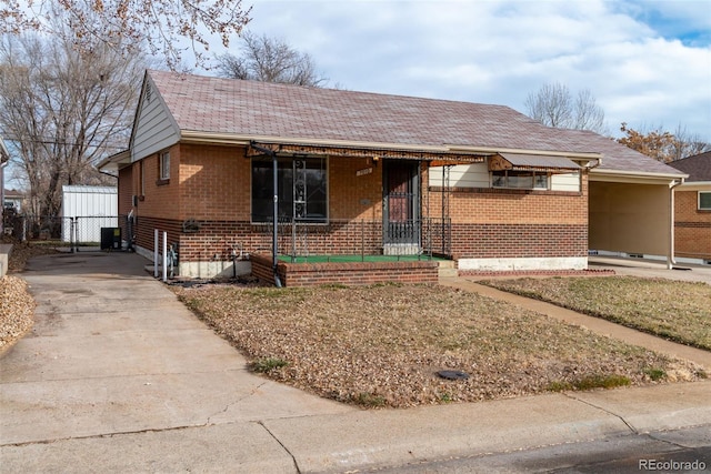 view of front of home with a porch