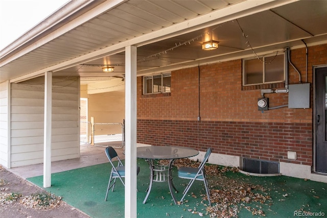 view of patio