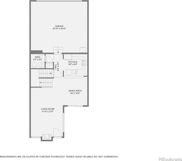 6839 Zenobia St Unit 3, Westminster, CO 80030 - home floor plan