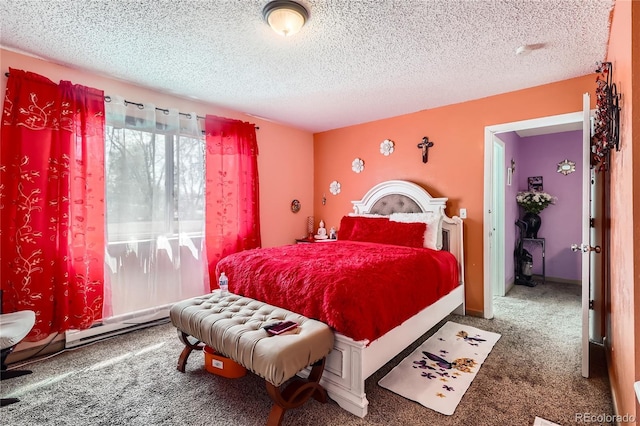 655 S Perry St, Denver, CO 80219 - bedroom with carpet and a textured ceiling