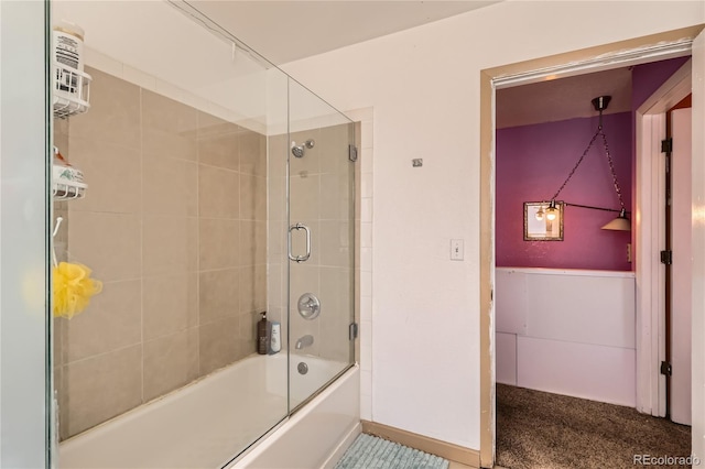 655 S Perry St, Denver, CO 80219 - full bathroom with shower / bath combination with glass door