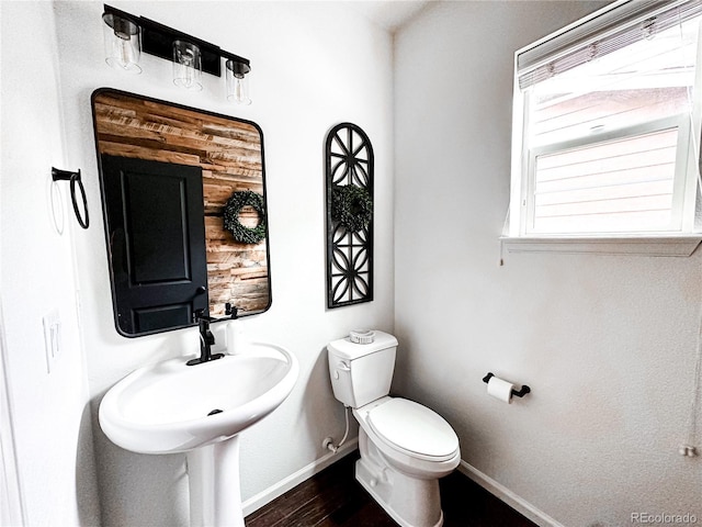 15468 W 50th Pl, Golden, CO 80403 - bathroom with baseboards and wood finished floors