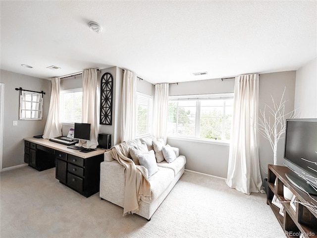 15468 W 50th Pl, Golden, CO 80403 - living area with light carpet and a desk