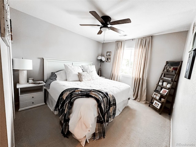 15468 W 50th Pl, Golden, CO 80403 - bedroom featuring light colored carpet and a ceiling fan