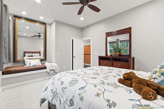 24906 E Geddes Cir, Aurora, CO 80016 - bedroom featuring recessed lighting and ceiling fan