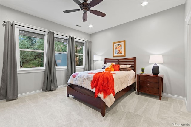 24906 E Geddes Cir, Aurora, CO 80016 - carpeted bedroom with ceiling fan and recessed lighting