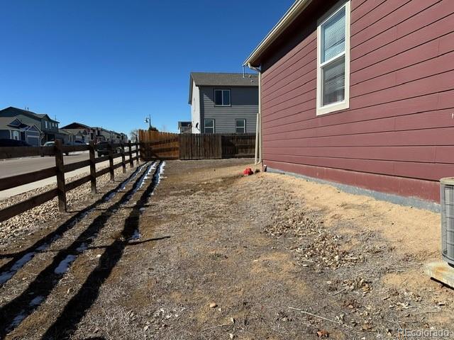 exterior space featuring fence