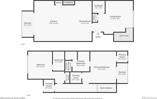 2700 E Louisiana Ave Unit 203, Denver, CO 80210 - home floor plan