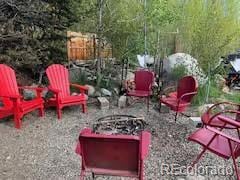 81 Gcr 461, Grand Lake, CO 80447 - view of patio / terrace with a fire pit