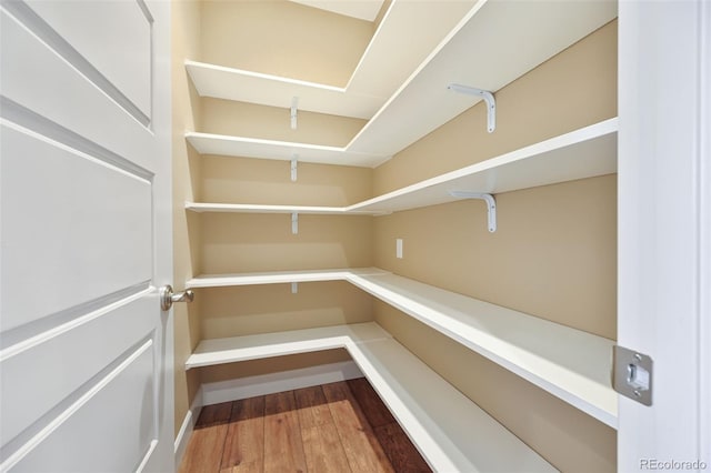 view of storage area