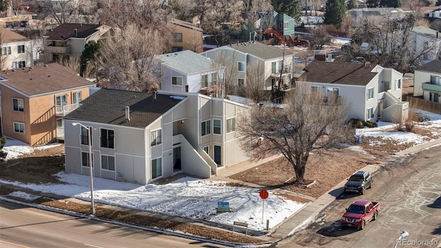 4502 Picturesque, Colorado Springs, CO 80917 - view of snowy aerial view
