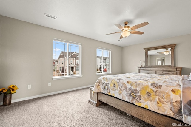 14075 Scarlet Sage St, Parker, CO 80134 - carpeted bedroom with baseboards and ceiling fan
