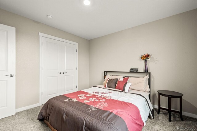 14075 Scarlet Sage St, Parker, CO 80134 - bedroom with carpet floors, baseboards, and a closet