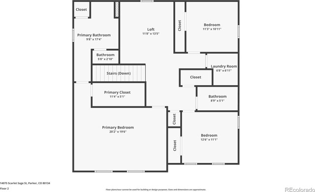14075 Scarlet Sage St, Parker, CO 80134 - property floor plan