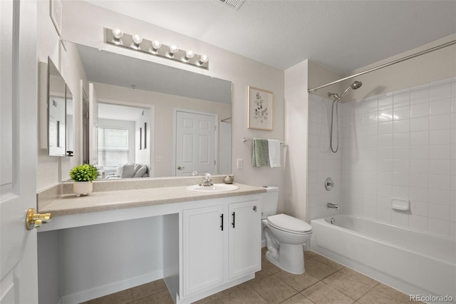 7440 S Blackhawk St Unit 2-108, Englewood, CO 80112 - full bath with vanity, shower / bath combination, and tile patterned floors