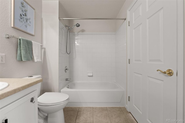7440 S Blackhawk St Unit 2-108, Englewood, CO 80112 - full bathroom featuring vanity, shower / tub combination, and tile patterned flooring