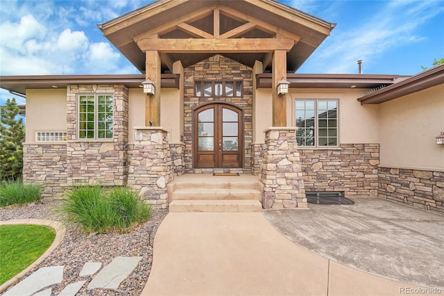 6349 Southridge Greens Blvd, Fort Collins, CO 80525 - entrance to property featuring stone siding and stucco siding