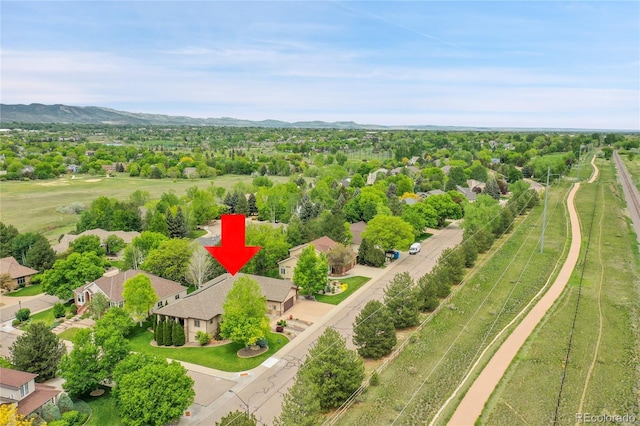 6349 Southridge Greens Blvd, Fort Collins, CO 80525 - aerial view of residential area featuring mountains