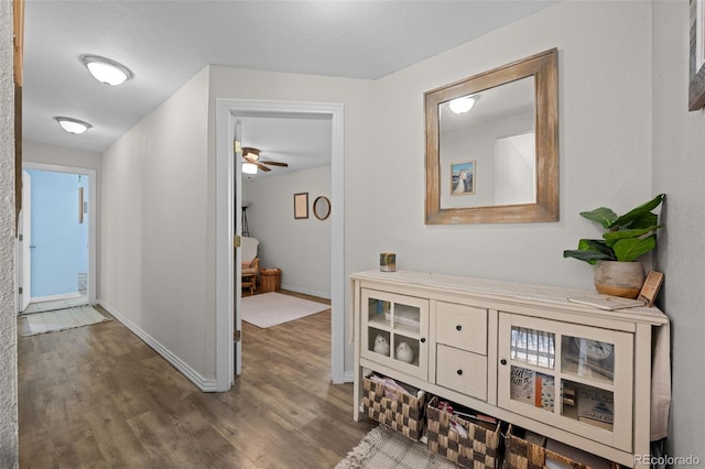 5211 Parmalee Gulch Rd, Indian Hills, CO 80454 - hall featuring wood finished floors