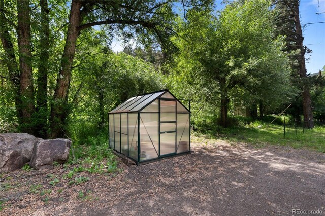 5211 Parmalee Gulch Rd, Indian Hills, CO 80454 - view of greenhouse
