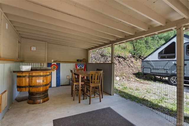 5211 Parmalee Gulch Rd, Indian Hills, CO 80454 - view of patio with outdoor dining area