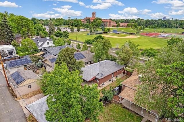 1457 S Franklin St, Denver, CO 80210 - drone / aerial view