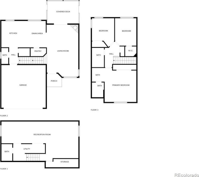 3904 Breaking Dawn St, Colorado Springs, CO 80925 - floor plan / room layout