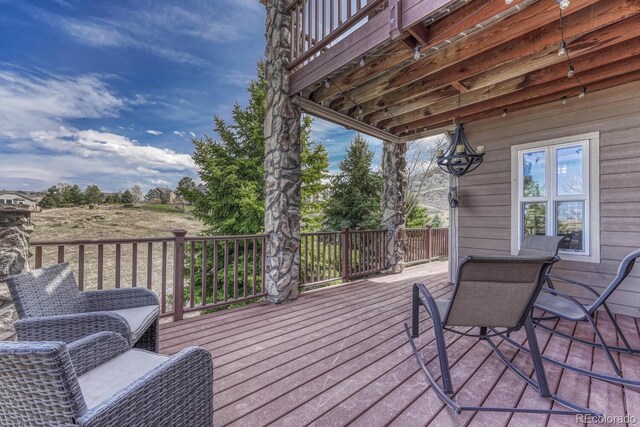 580 Eagle Nest Ct, Golden, CO 80401 - view of deck