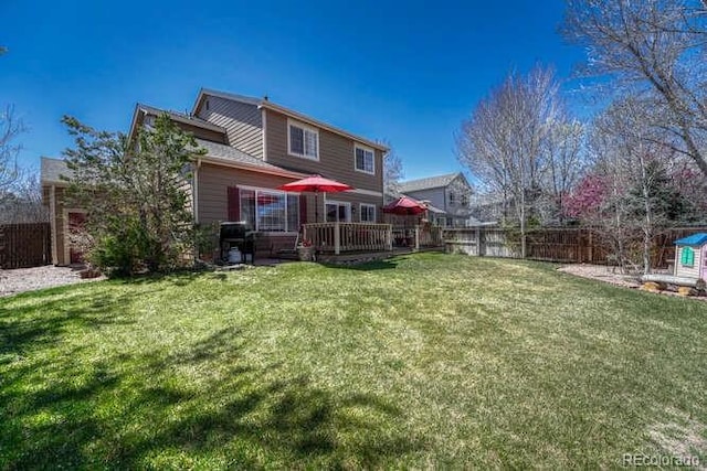 18655 E Garden Pl, Aurora, CO 80015 - view of rear view of house