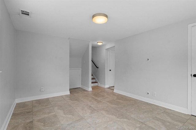 5315 Newland St, Arvada, CO 80002 - empty room featuring stairs and baseboards