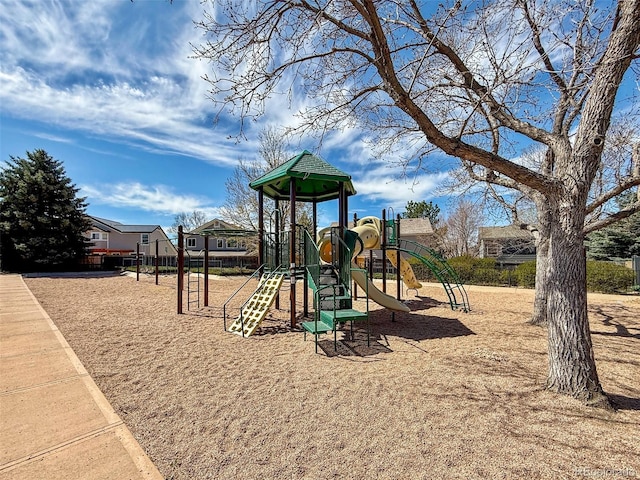 view of communal playground